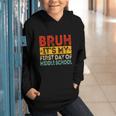 Bruh It's My First Day Of Middle School Back To School Graphic Youth Hoodie Bruh It's My First Day Of Middle School Back To School Graphic Youth Hoodie