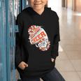 Bulldogs Cheerleading Back To School Cheer Team Orange Graphic Youth Hoodie