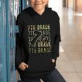Camo Team Squad 7th Grade Back To School Kids Boys Graphic Youth Hoodie