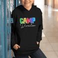 Camp Director Counselor Camper Camping Back To School Graphic Youth Hoodie