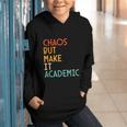 Chaos But Make It Academic Retro Back To School Graphic Youth Hoodie Chaos But Make It Academic Retro Back To School Graphic Youth Hoodie