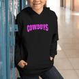 Cowboys Back To School Spirit Pk Graphic Youth Hoodie