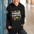 Cute Kindergarten Girl First Day Of School Back To School Graphic Youth Hoodie Cute Kindergarten Girl First Day Of School Back To School Graphic Youth Hoodie
