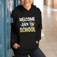 Cute Welcome Back To School 1st Day Back To School First Day Graphic Youth Hoodie Cute Welcome Back To School 1st Day Back To School First Day Graphic Youth Hoodie