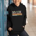 Data Clerk Week Retro Vintage Back To School Day Graphic Youth Hoodie Data Clerk Week Retro Vintage Back To School Day Graphic Youth Hoodie