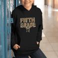 Fifth Grade Leopard Coquette Bow Back To School Women Girls Graphic Youth Hoodie Fifth Grade Leopard Coquette Bow Back To School Women Girls Graphic Youth Hoodie