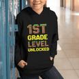 First Day Of 1st Grade Level Unlocked Back To School For Boy Graphic Youth Hoodie First Day Of 1st Grade Level Unlocked Back To School For Boy Graphic Youth Hoodie