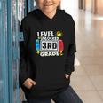 First Day Of 3rd Grade Level Unlocked Game Back To School Graphic Youth Hoodie