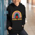 First Day Of School Nurse Back To School Rainbow Pencil Graphic Youth Hoodie