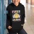 First Grade Dream Team Smile Face Back To School 1st Grade Graphic Youth Hoodie