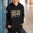 Fourth Grade Vibes 4th Grade Team Groovy Back To School Graphic Youth Hoodie
