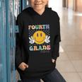 Fourth Grade Vibes Retro Smile Back To School 4th Grade Team Graphic Youth Hoodie Fourth Grade Vibes Retro Smile Back To School 4th Grade Team Graphic Youth Hoodie