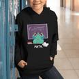 Frog Hates Math Kawaii Science Back To School Kids Graphic Youth Hoodie