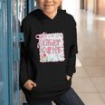 Girls Kindergarten Coquette Bow Pink Preppy Back To School Graphic Youth Hoodie Girls Kindergarten Coquette Bow Pink Preppy Back To School Graphic Youth Hoodie