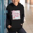Girls Second Grade Coquette Bow Pink Preppy Back To School Graphic Youth Hoodie Girls Second Grade Coquette Bow Pink Preppy Back To School Graphic Youth Hoodie