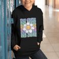 Groovy 2nd Grade Back To School First Day Of Second Grade Graphic Youth Hoodie
