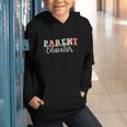 Groovy Parent Educator Back To School Graphic Youth Hoodie Groovy Parent Educator Back To School Graphic Youth Hoodie