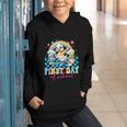 Happy First Day Of School Goose Cute Duck Back To School Graphic Youth Hoodie