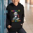 Hello First Grade Panda Lover Back To School Kids Boys Girls Graphic Youth Hoodie Hello First Grade Panda Lover Back To School Kids Boys Girls Graphic Youth Hoodie