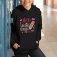 Hello Second Grade Colorful Pencil Tie Dye Back To School Graphic Youth Hoodie Hello Second Grade Colorful Pencil Tie Dye Back To School Graphic Youth Hoodie