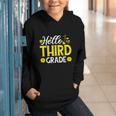 Hello Third Grade Sunflower 3rd Grade Vibes Back To School Graphic Youth Hoodie Hello Third Grade Sunflower 3rd Grade Vibes Back To School Graphic Youth Hoodie