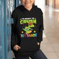 I'm Ready To Crush 1st Grade Dinosaurs Back To School Kids Graphic Youth Hoodie