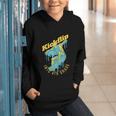Kickflip Into 4th Grade Skateboard Lover Back To School Graphic Youth Hoodie