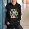 Kindergarten Era Happy Back To School Groovy Kids Boys Girls Graphic Youth Hoodie