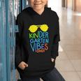 Kindergarten Vibes Only Glow Sunglasses Back To School Graphic Youth Hoodie