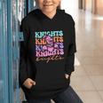 Knights Mascot Back To School Spirit Sports Men Women Groovy Graphic Youth Hoodie