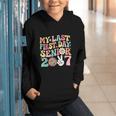 My Last First Day Senior 2027 Back To School Class Of 2027 Graphic Youth Hoodie My Last First Day Senior 2027 Back To School Class Of 2027 Graphic Youth Hoodie