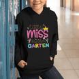 Little Miss Kindergarten First Day Back To School Girls Cute Graphic Youth Hoodie Little Miss Kindergarten First Day Back To School Girls Cute Graphic Youth Hoodie
