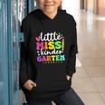 Little Miss Kindergarten Kids Girls Pencil Back To School Graphic Youth Hoodie Little Miss Kindergarten Kids Girls Pencil Back To School Graphic Youth Hoodie
