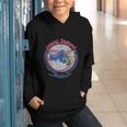 Lynyrd Skynyrd Skeleton Baseball Gun US Flag Cowboy Rock Fan Graphic Youth Hoodie