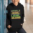 Middle School Level Unlocked Gamer Back To School Graphic Youth Hoodie Middle School Level Unlocked Gamer Back To School Graphic Youth Hoodie