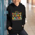 Next Stop 6th Grade Groovy Retro Sixth Grade Back To School Graphic Youth Hoodie