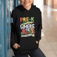 Pre-K Where The Adventure Begins First Day & Back To School Graphic Youth Hoodie Pre-K Where The Adventure Begins First Day & Back To School Graphic Youth Hoodie