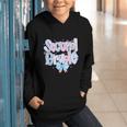 Preppy Second Grade First Day Back To School 2nd Grade Bow Graphic Youth Hoodie