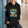Ready To Attack Kindergarten Shark Back To School Kids Graphic Youth Hoodie Ready To Attack Kindergarten Shark Back To School Kids Graphic Youth Hoodie