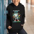 Ready To Crush Kindergarten Cute Robot Back To School Graphic Youth Hoodie