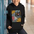 Retro Boho Flower Floral Back To School First Day Of School Graphic Youth Hoodie Retro Boho Flower Floral Back To School First Day Of School Graphic Youth Hoodie