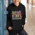 Retro Groovy Office Staff Life Flowers Back To School Graphic Youth Hoodie Retro Groovy Office Staff Life Flowers Back To School Graphic Youth Hoodie
