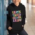 Retro Groovy In My Third Grade Era First Day Back To School Graphic Youth Hoodie Retro Groovy In My Third Grade Era First Day Back To School Graphic Youth Hoodie