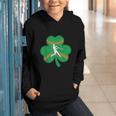 Retro Shamrock Baseball St Patricks Day Men Women Boys Girls Graphic Youth Hoodie