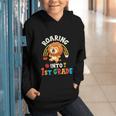Roaring Into First Grade Lion 1st Grade Back To School Graphic Youth Hoodie