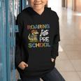 Roaring Into Preschool First Day Back To School Students Graphic Youth Hoodie Roaring Into Preschool First Day Back To School Students Graphic Youth Hoodie