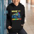 Rollin' Into Kindergarten Monster Car Back To School Boys Graphic Youth Hoodie Rollin' Into Kindergarten Monster Car Back To School Boys Graphic Youth Hoodie