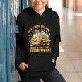 I Am A School Bus Aide Back To School Graphic Youth Hoodie
