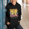 School Nurse Groovy Coquette Bow Cute Back To School Graphic Youth Hoodie