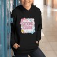 Second Grade Girls Kids Back To School Girls Coquette Bows Graphic Youth Hoodie Second Grade Girls Kids Back To School Girls Coquette Bows Graphic Youth Hoodie